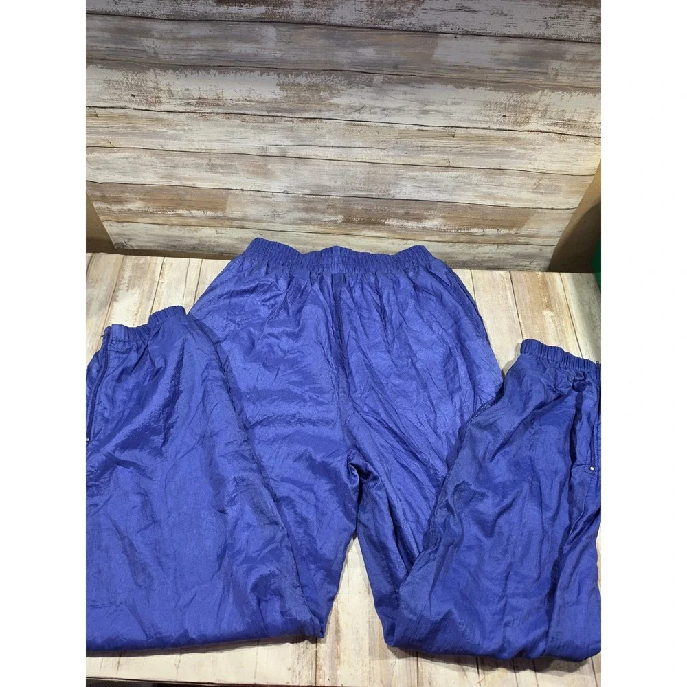 Vintage Laura Katherine Colorblock Tracksuit Blue Pink Windbreaker Set M L